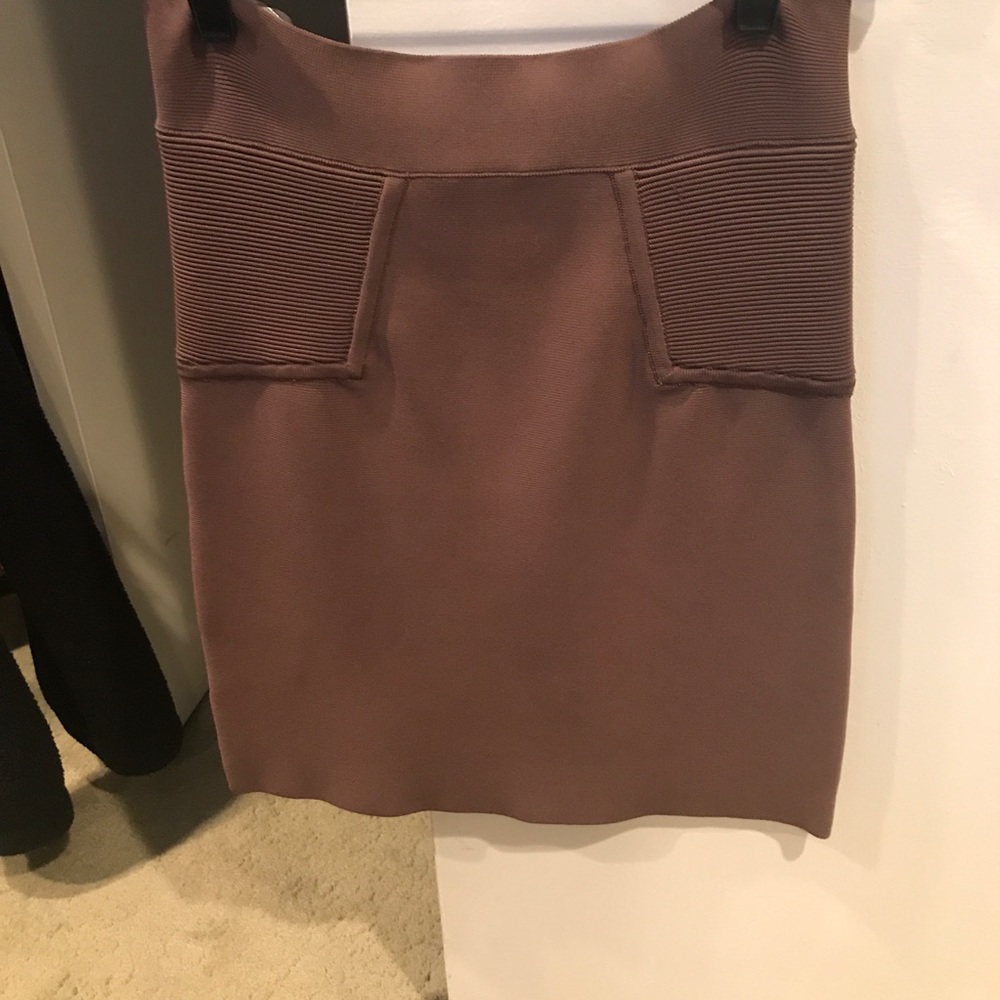 BCBGMaxAzria stretch mini skirt.